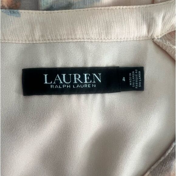 Lauren Ralph Lauren Women’s Floral Flowy Georgette Tiered Short Garden Dress 4 - Picture 14 of 16